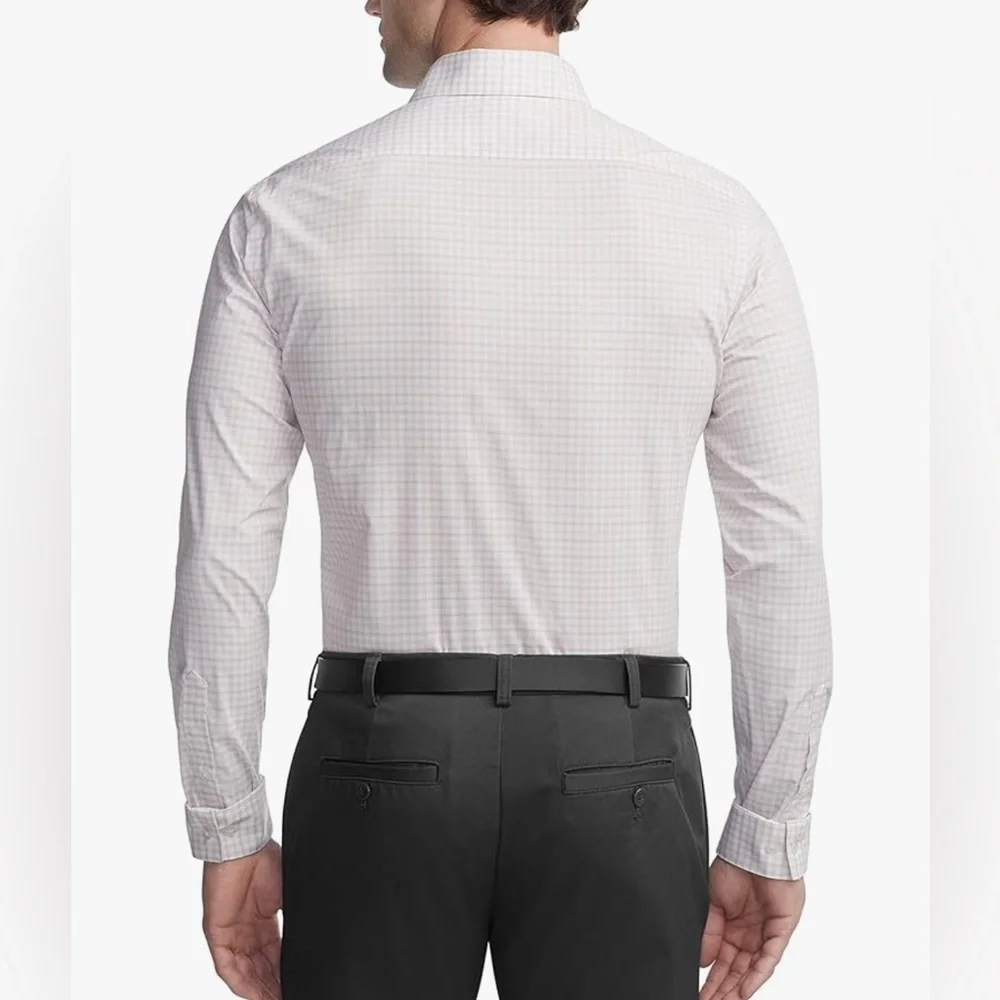 Van Heusen Men's Dress Shirt Slim Fit / Ultra Wrinkle Free - 14-14½ 32/33 Small - Picture 3 of 10